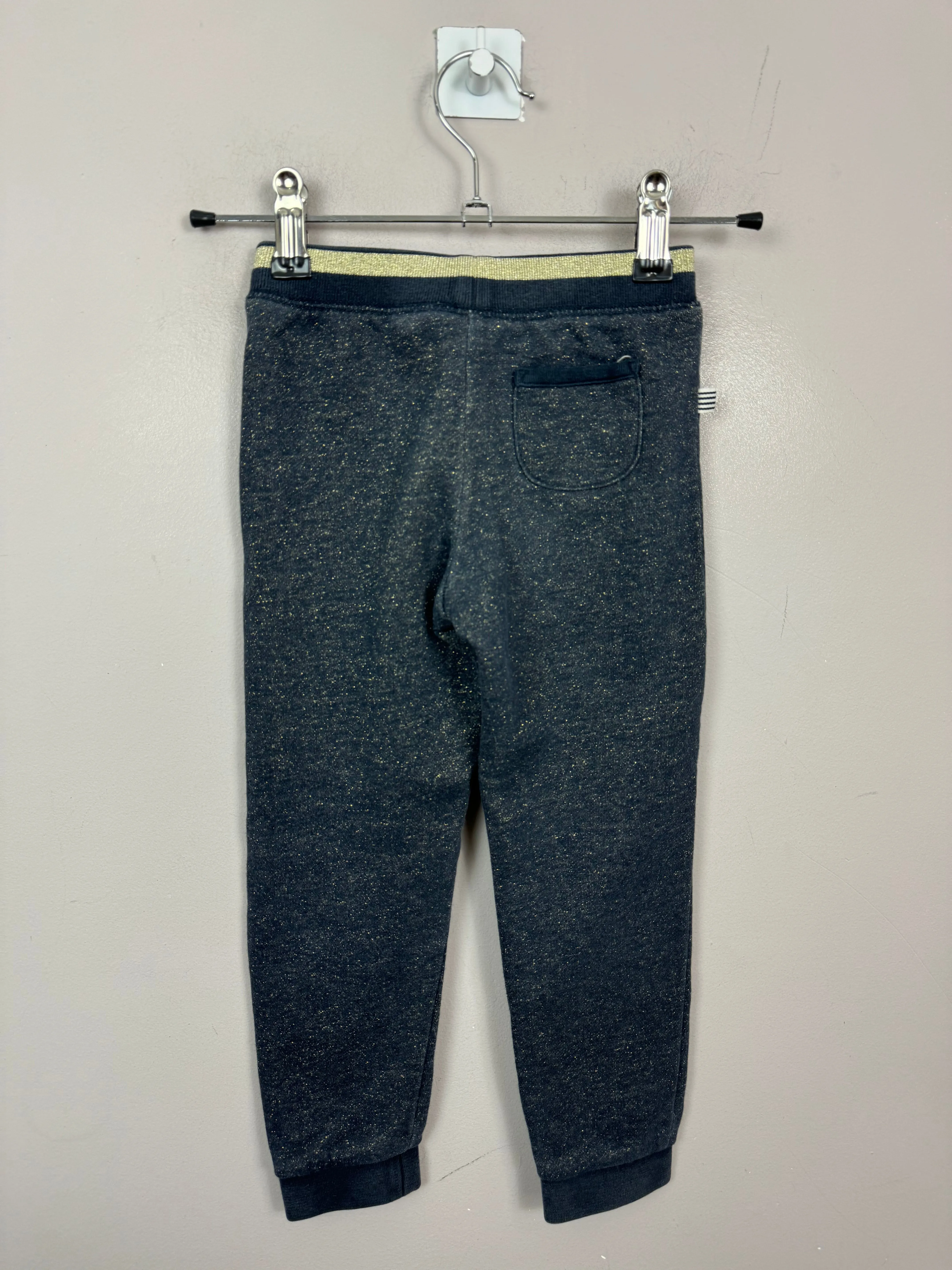 Petit Bateau Navy Sparkle Joggers 4y