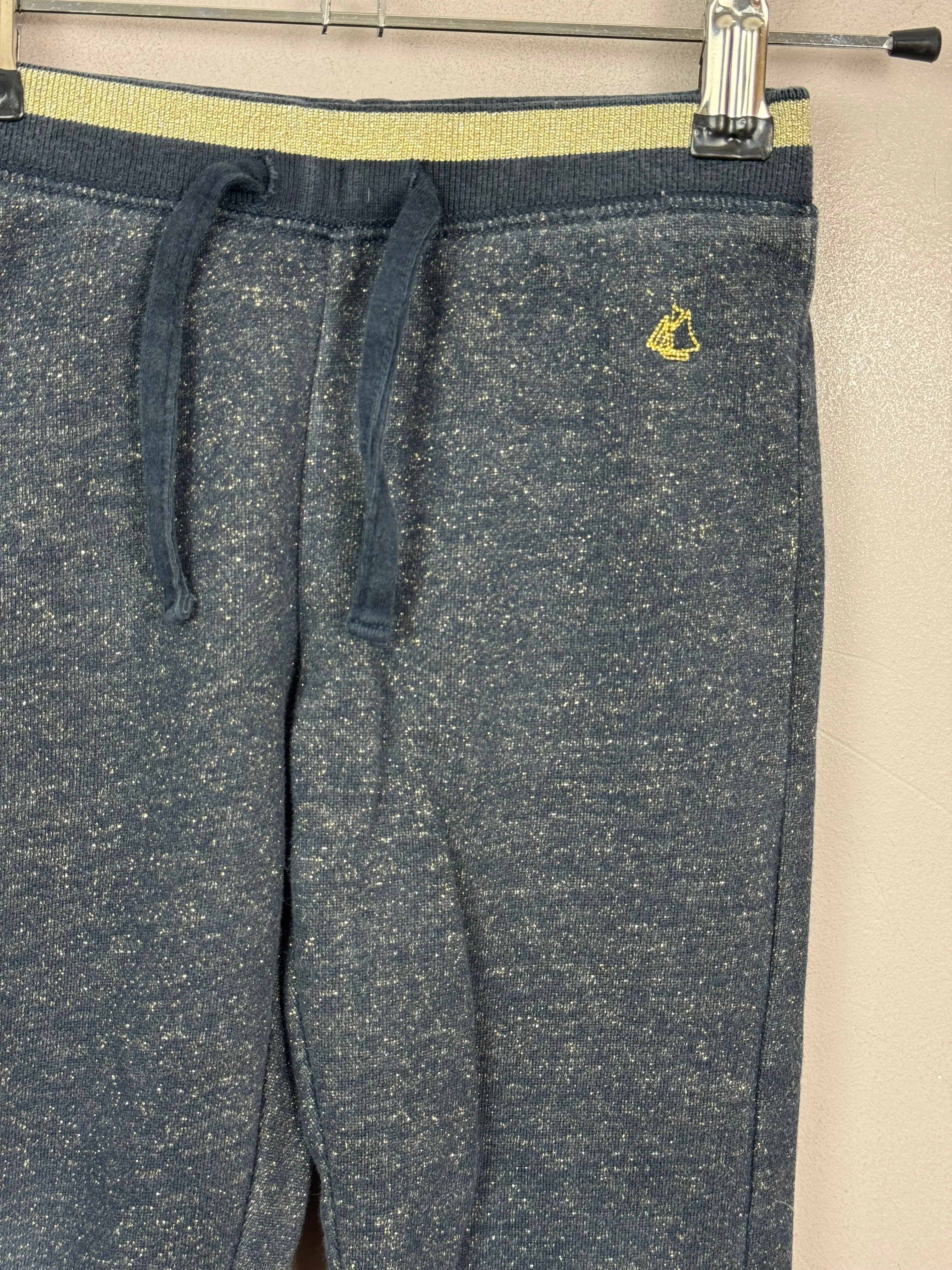 Petit Bateau Navy Sparkle Joggers 4y