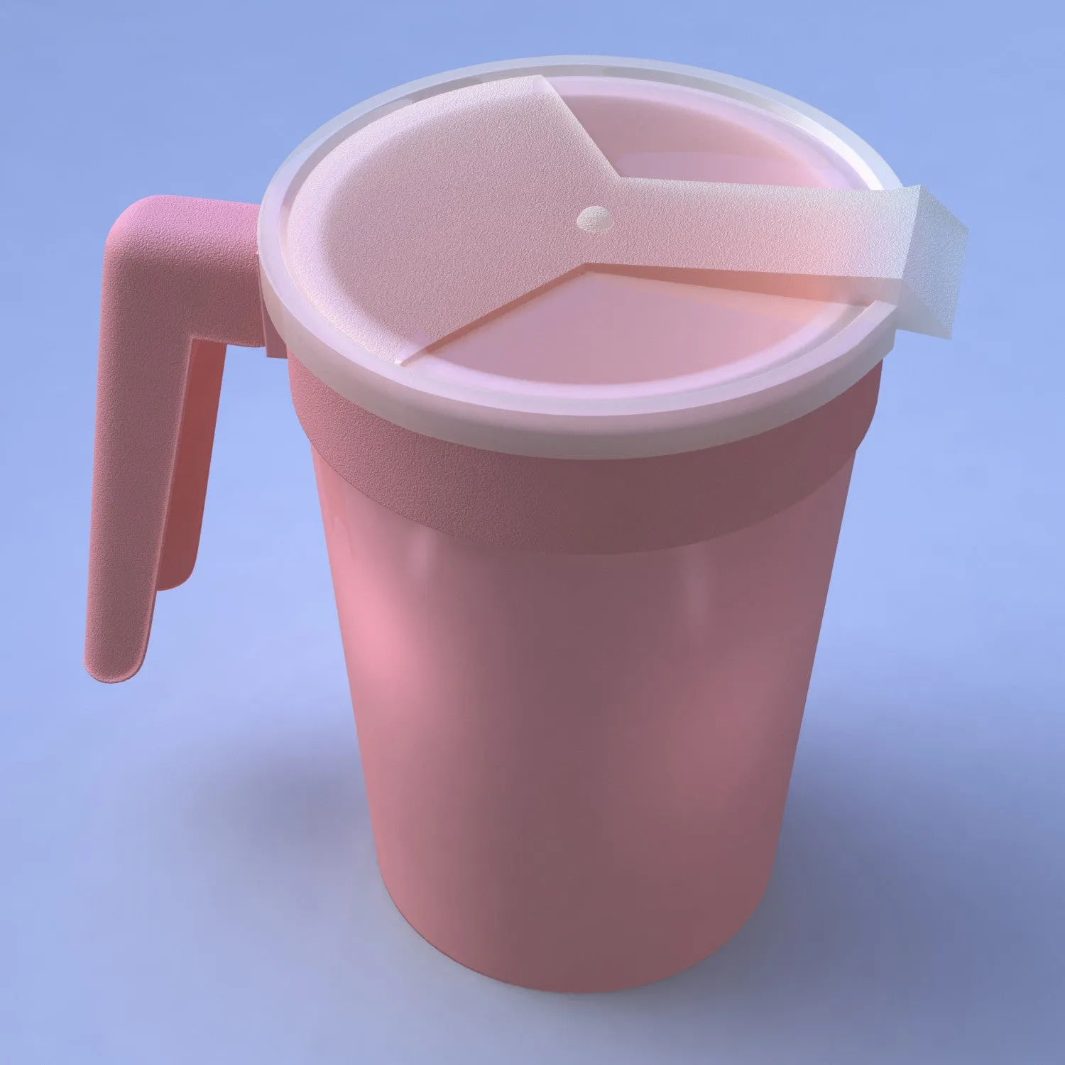 Pitcher Water Tray and Caraffe Patient Room Mauve by Dynarex