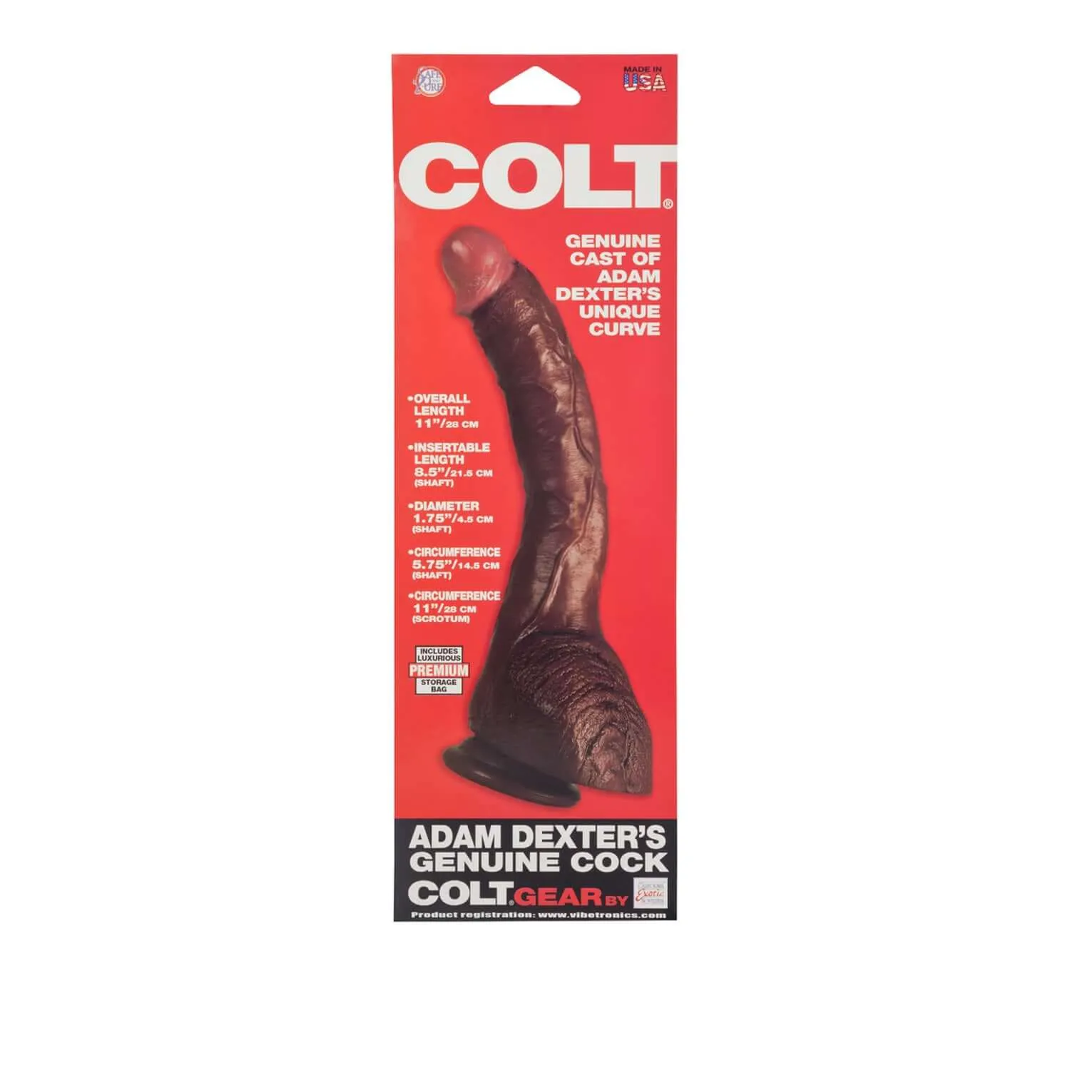 Porn Star Colt Adam Dexter's Genuine Cock - Brown
