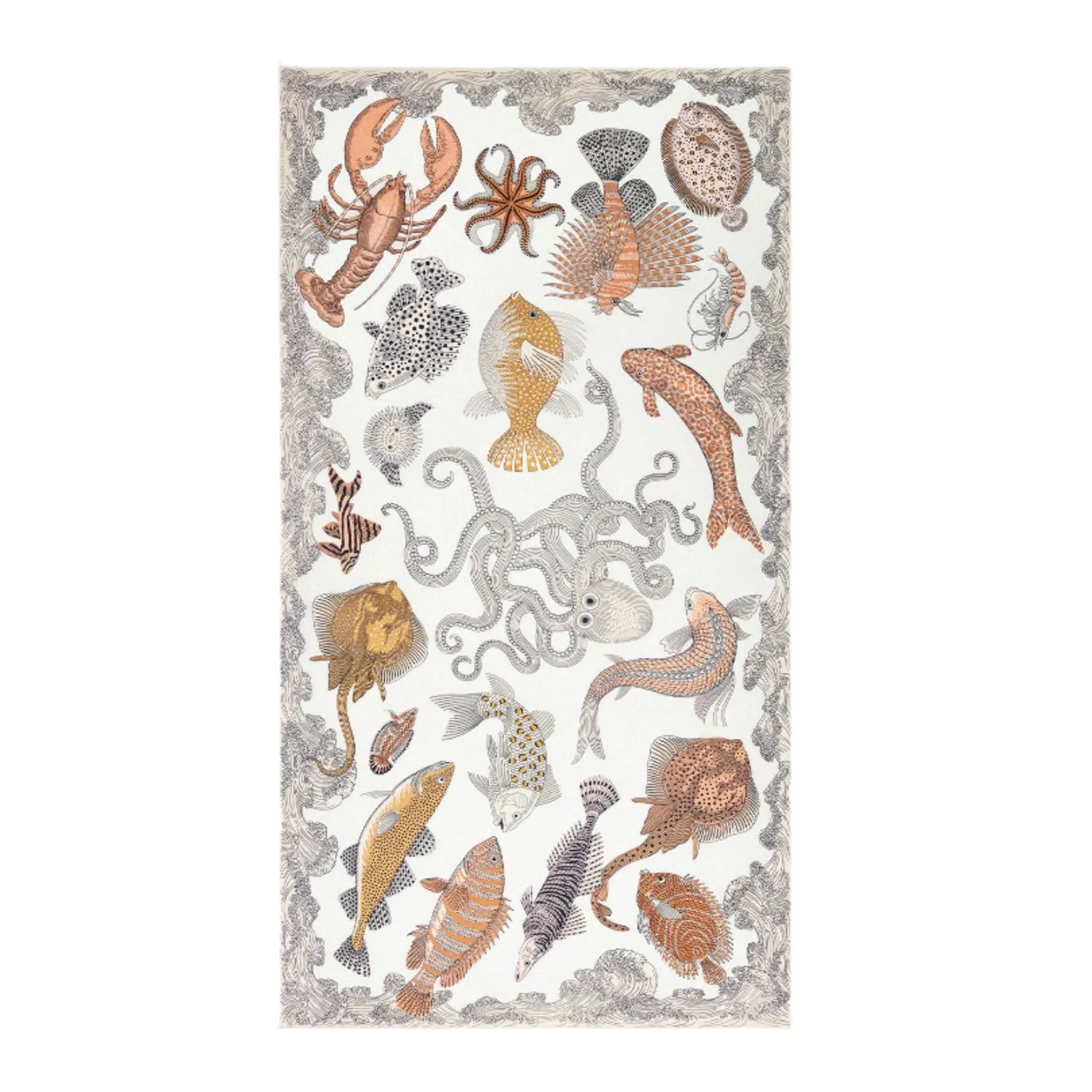 Poseidon Scarf, Natural
