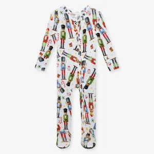 Posh Peanut Nutcracker Footie with Zipper