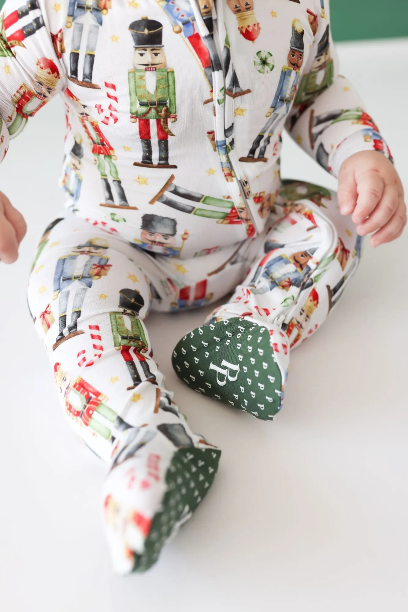 Posh Peanut Nutcracker Footie with Zipper