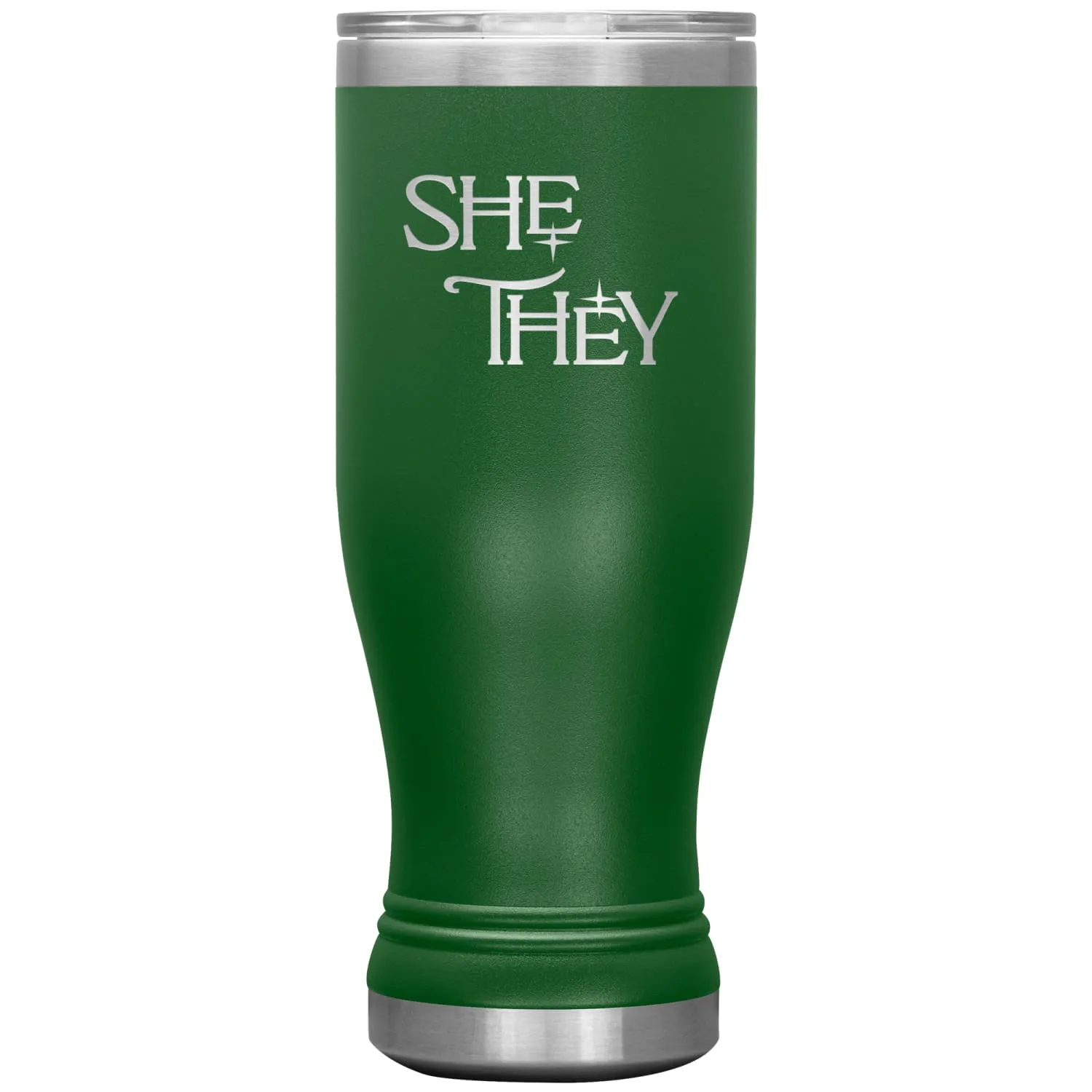 Pronoun Wishing Star She They 20oz BOHO Vacuum Tumbler