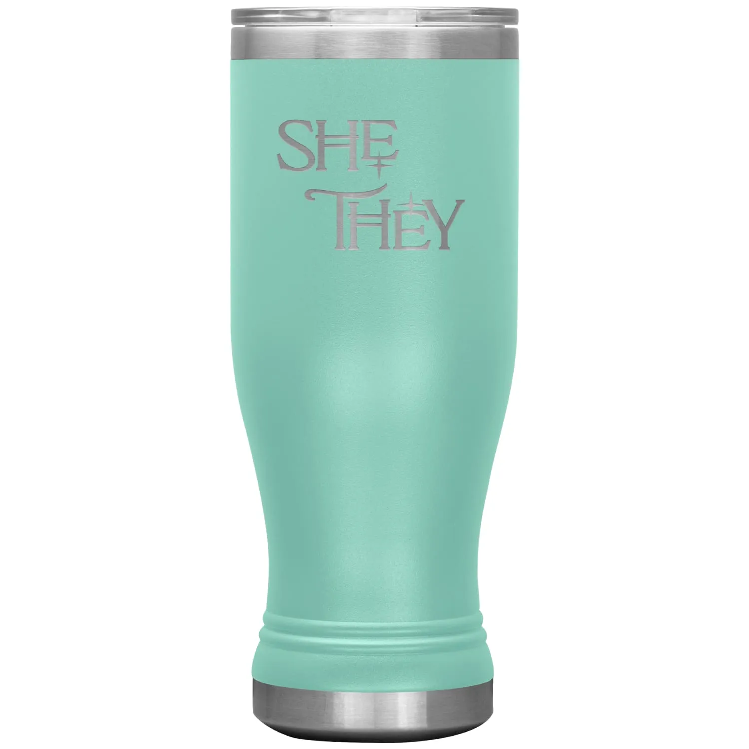 Pronoun Wishing Star She They 20oz BOHO Vacuum Tumbler