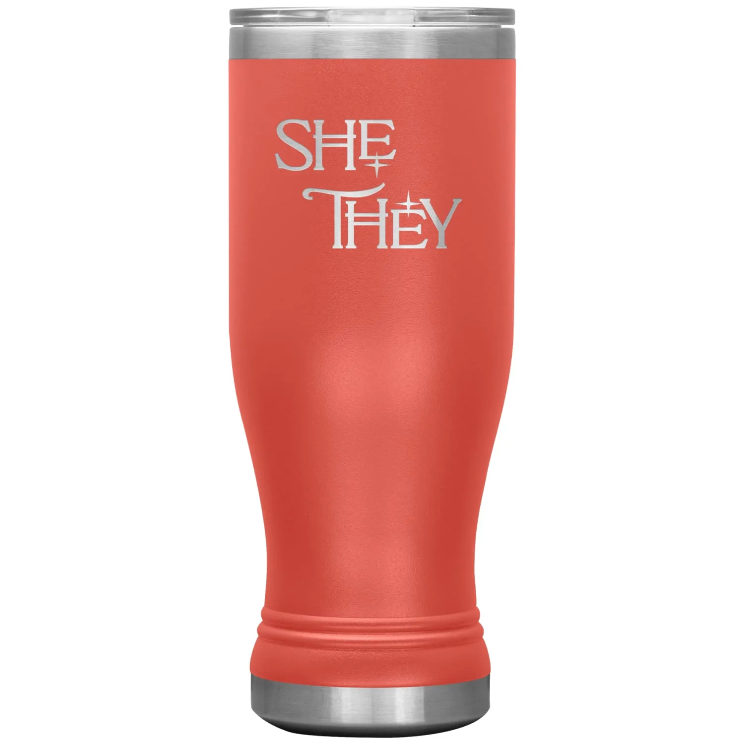 Pronoun Wishing Star She They 20oz BOHO Vacuum Tumbler