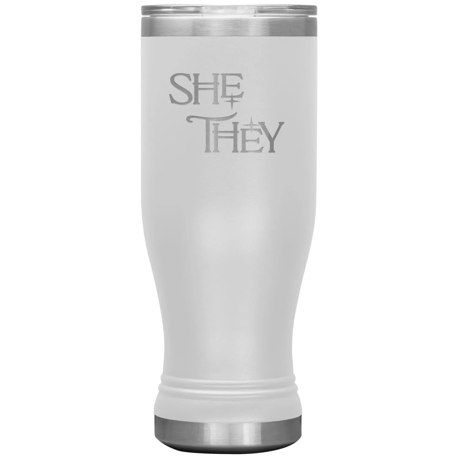 Pronoun Wishing Star She They 20oz BOHO Vacuum Tumbler