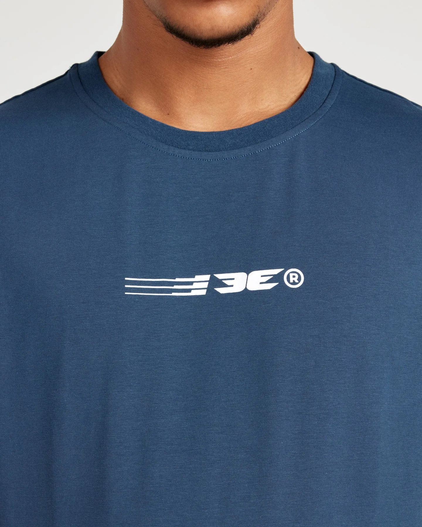 Pursuit Fitted Tee - Deep Blue