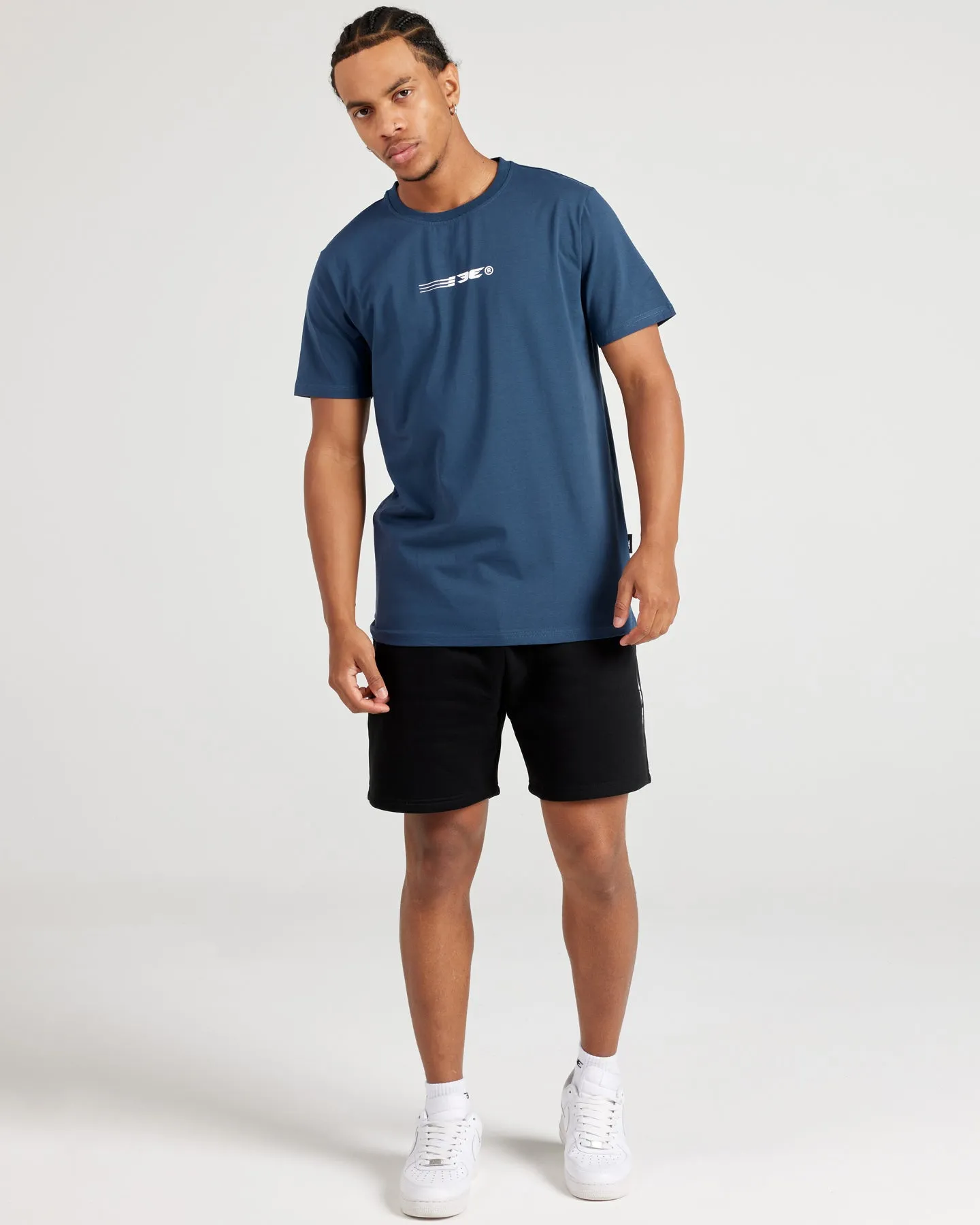 Pursuit Fitted Tee - Deep Blue