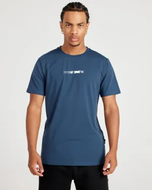 Pursuit Fitted Tee - Deep Blue