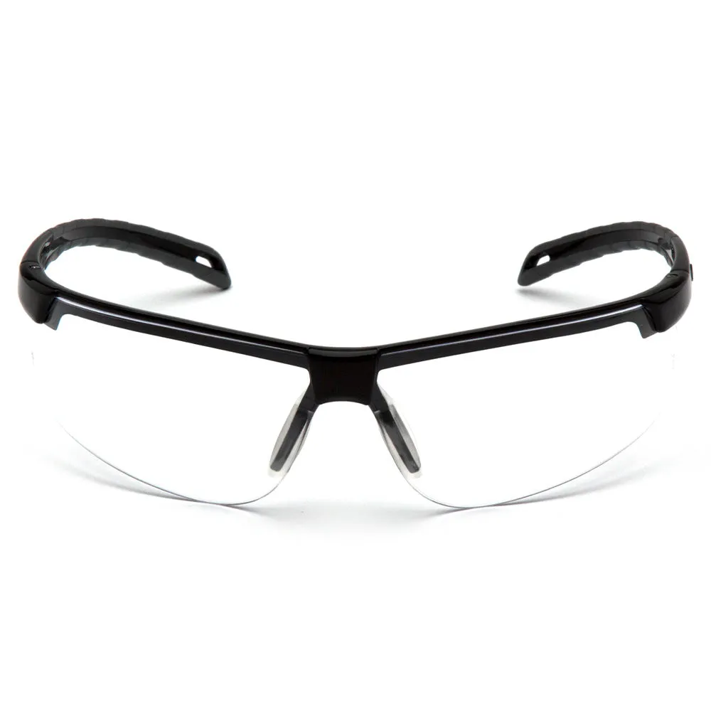 Pyramex Ever-Lite H2MAX Anti-Fog Half Frame Safety Glasses - Clear Lens