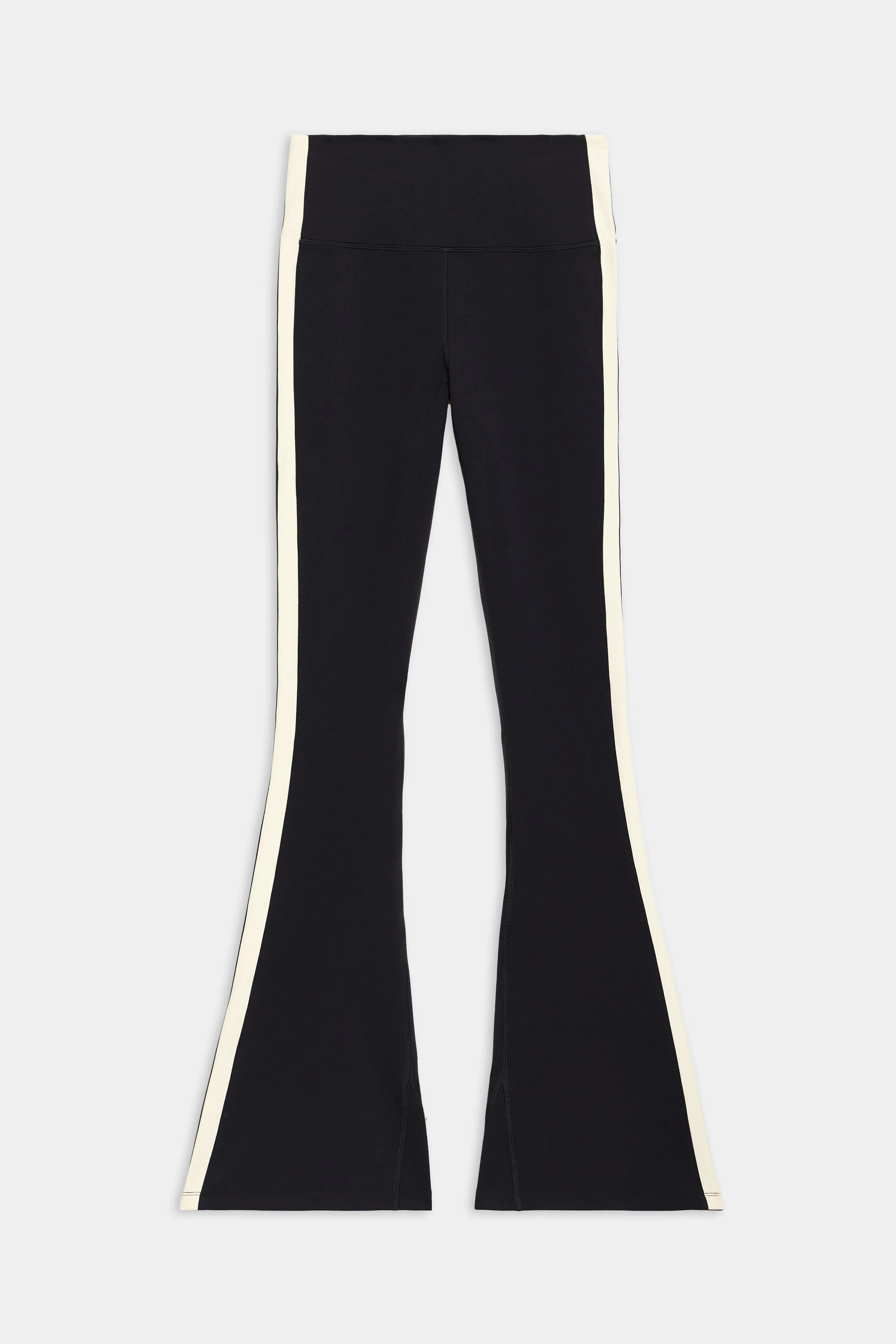 Raquel High Waist Flared Legging - Black/Creme