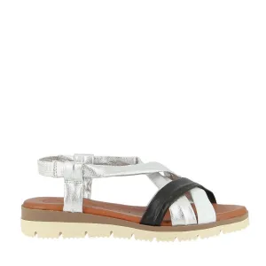 Raquel Perez Catarina Silver Multi Slingback Sandal