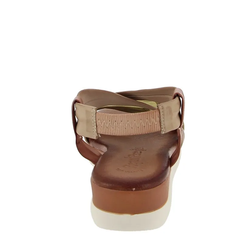 Raquel Perez Mistela Tan Multi Slingback Sandal