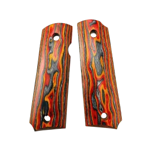 Real Wood Bocote Pistol Grip Set for GE 1911 GBB Gel Blasters
