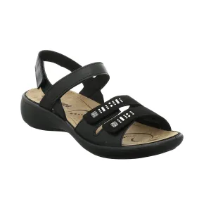 Romika Ibiza 86 Campa Sandal in White & Black