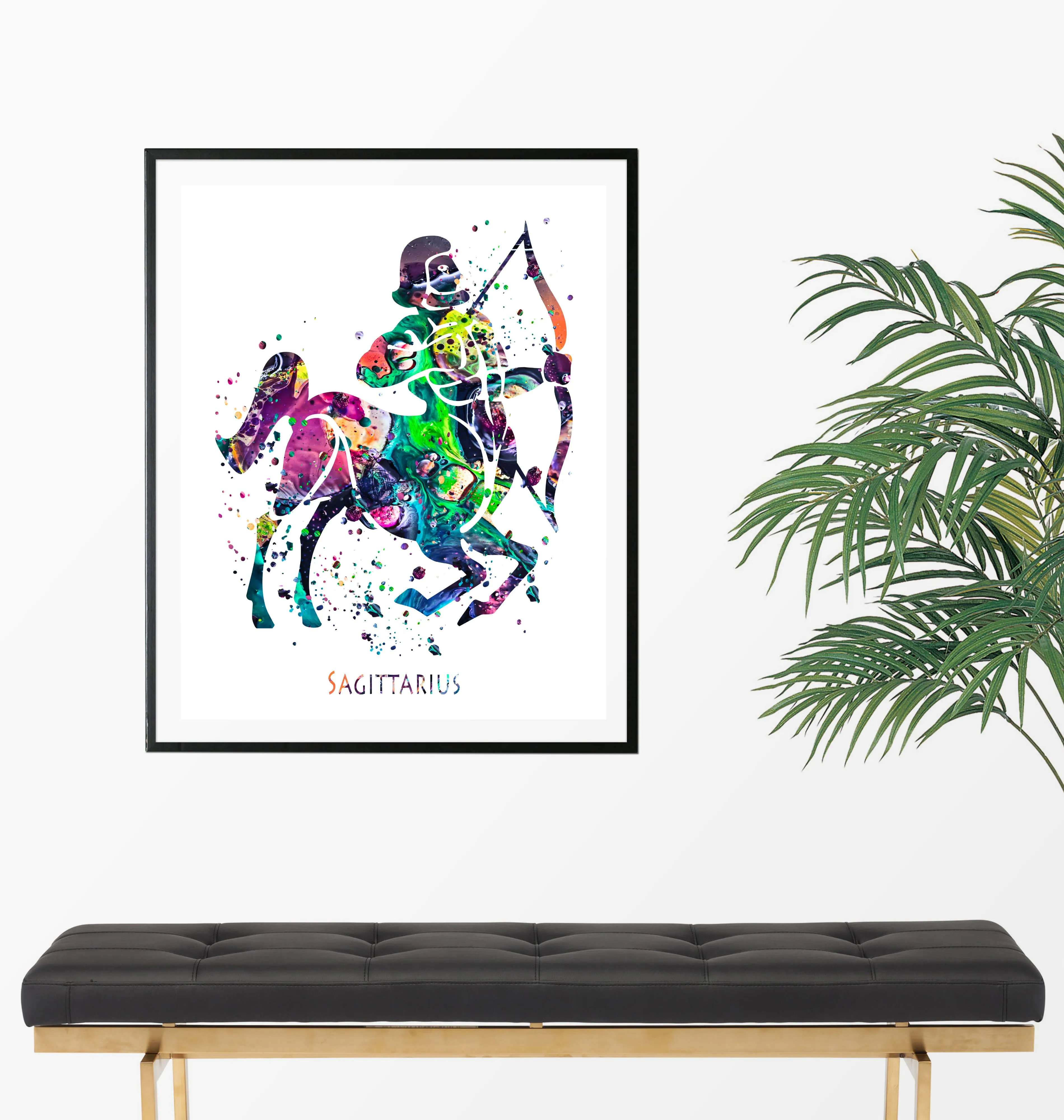 Sagittarius Astrology Art Print - Unframed