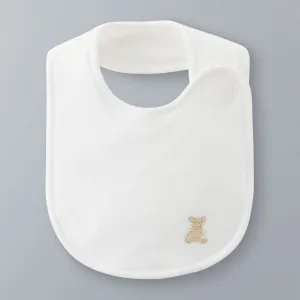 Sea Island Cotton Knit-Gauze Baby Bib