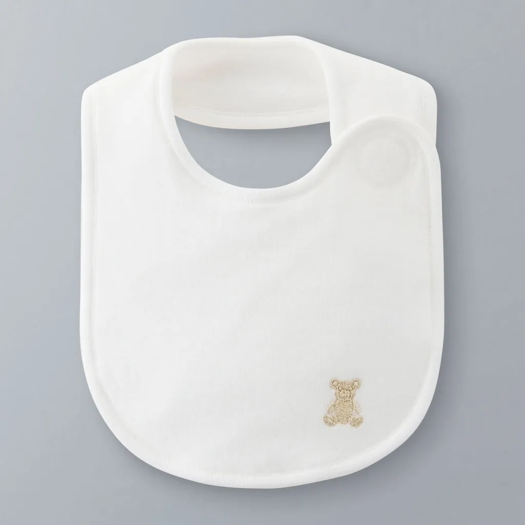 Sea Island Cotton Knit-Gauze Baby Bib