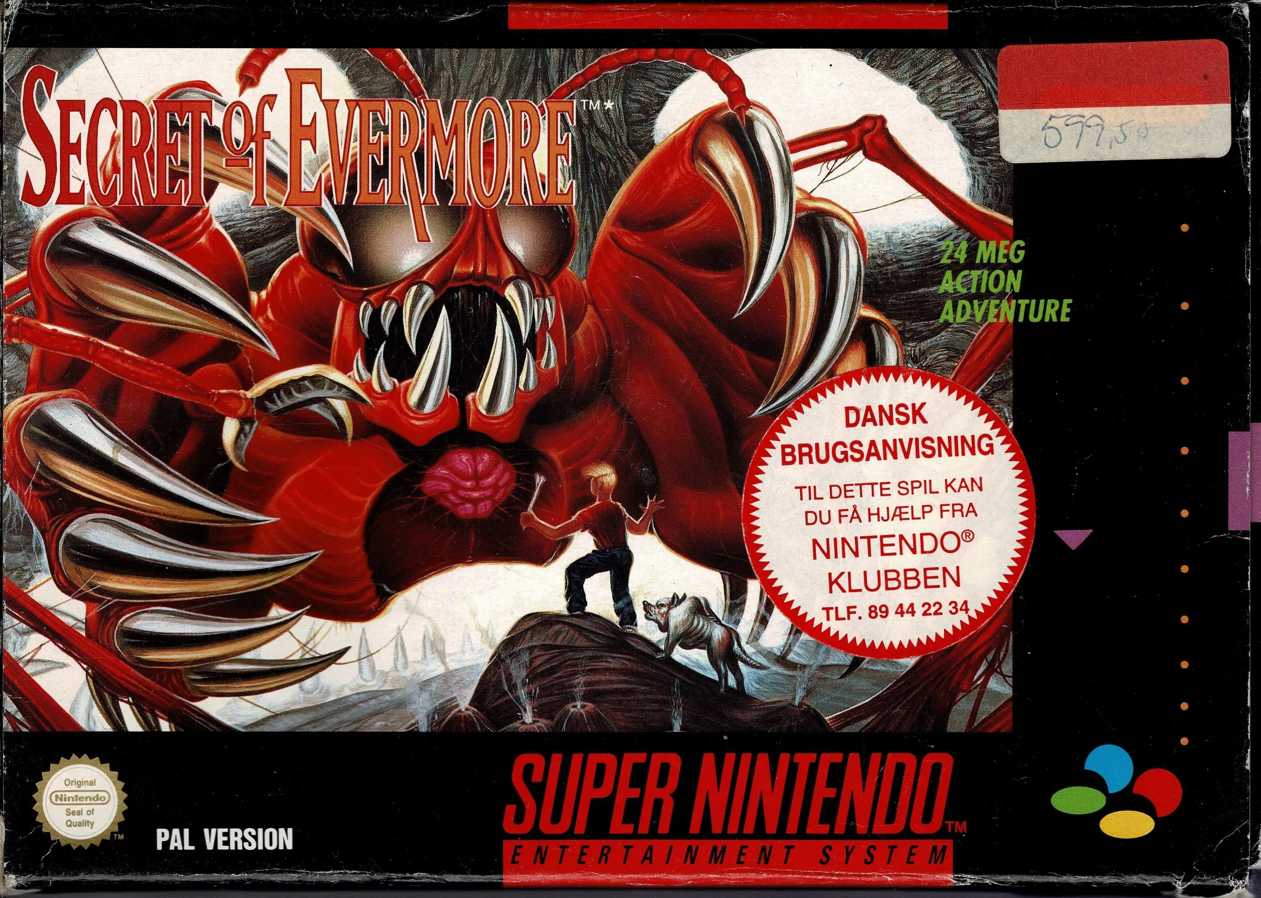 Secret of Evermore i æske