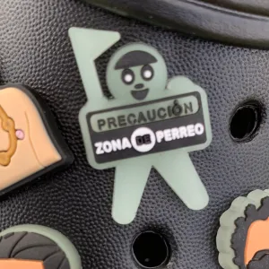 SHOE CHARMS - GLOW IN DARK PERREO