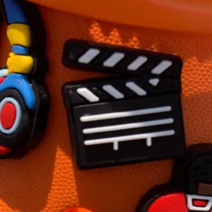 SHOE CHARMS - LIGHTS CAMERA ACTION