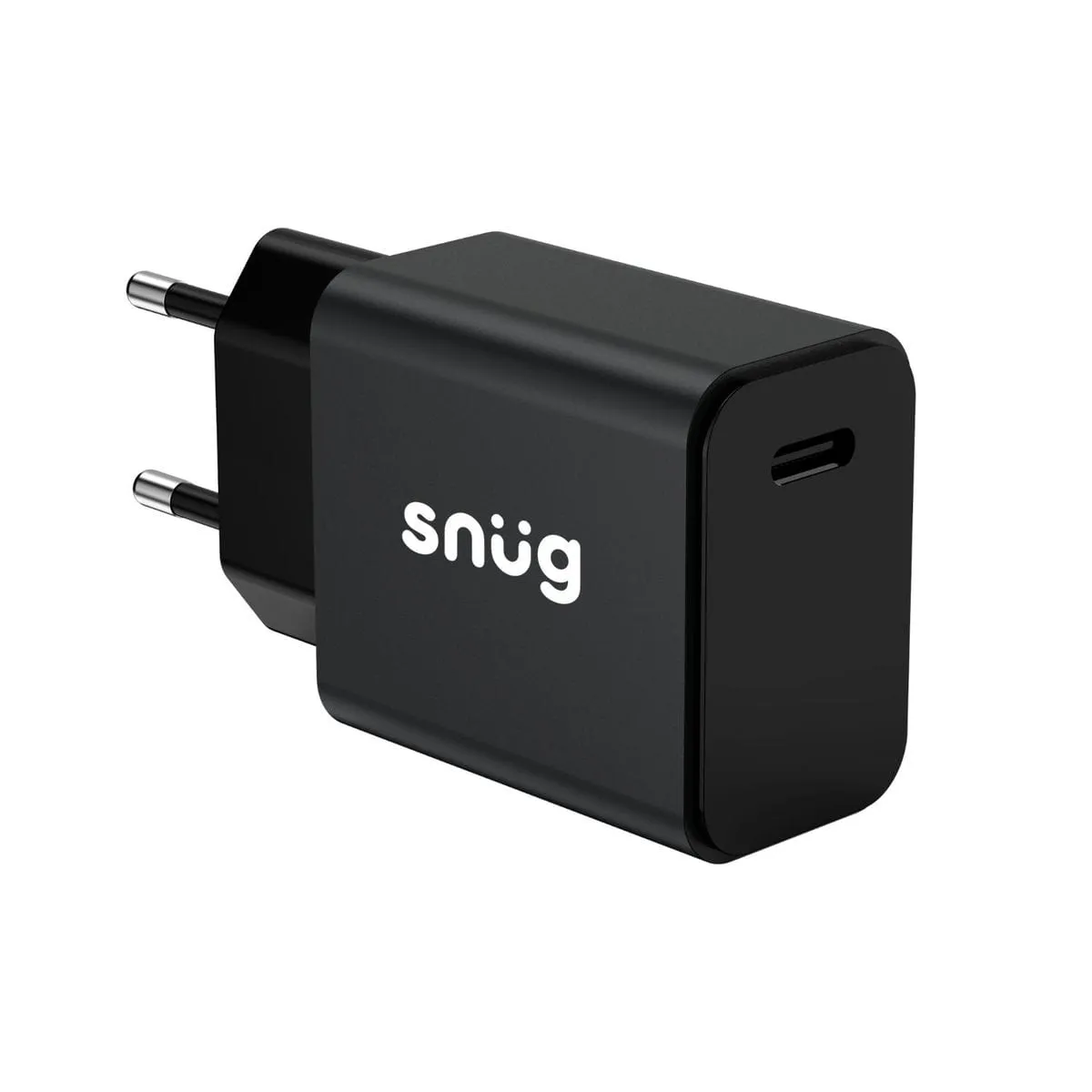 Snug 1 Port 20W PD Wall Charger - Black