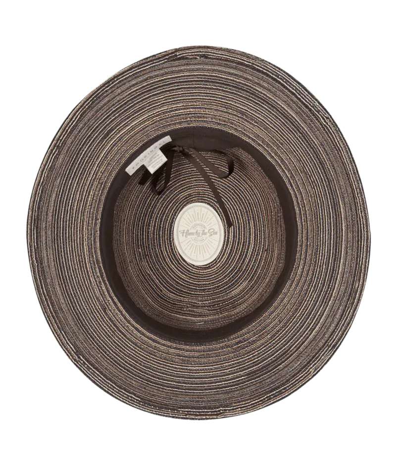 Sophia Short Brim Sun Protection Hat In Chocolate