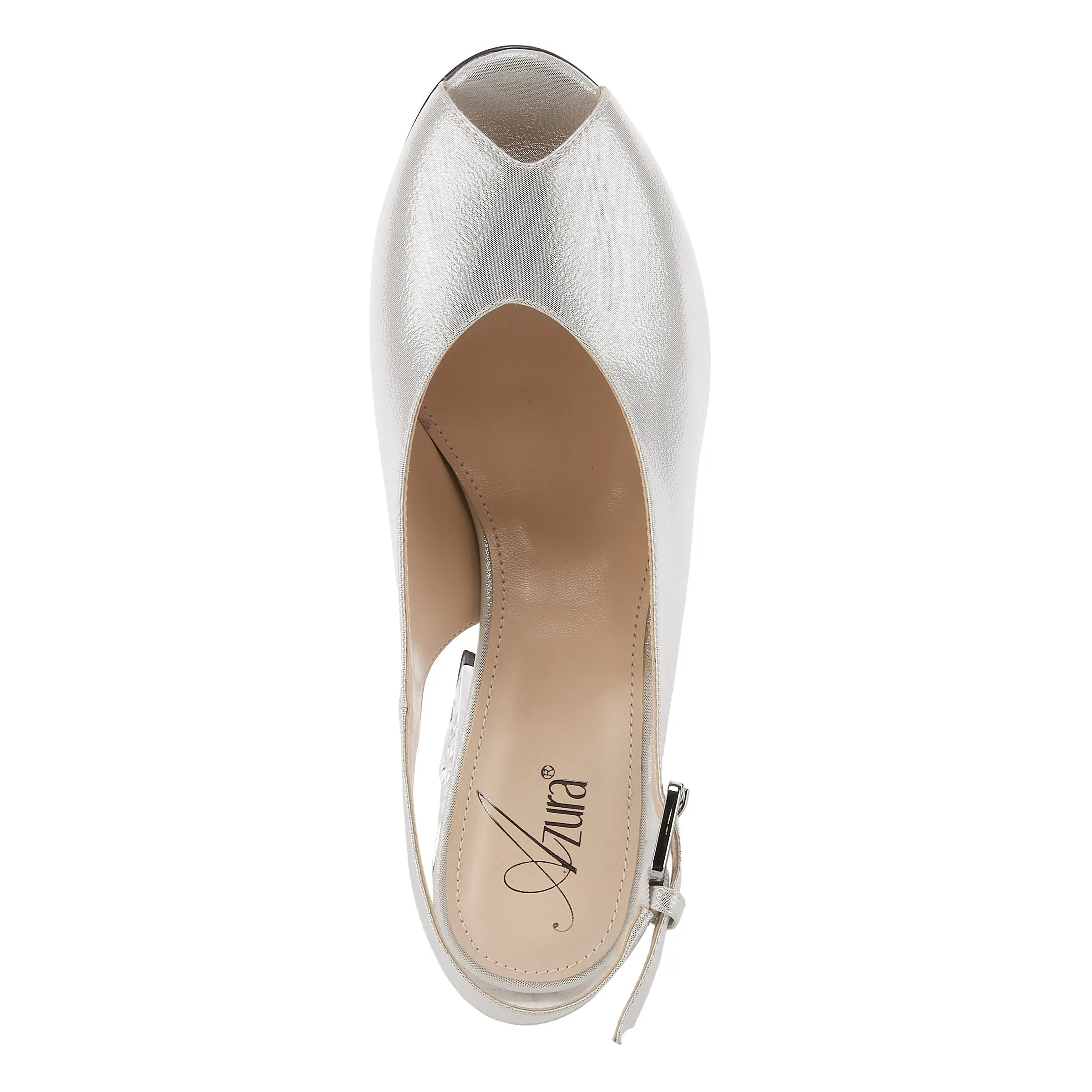 Spring Step Shoes  Azura Dazzley Sandal Women’s Metallic Pebbled Leather