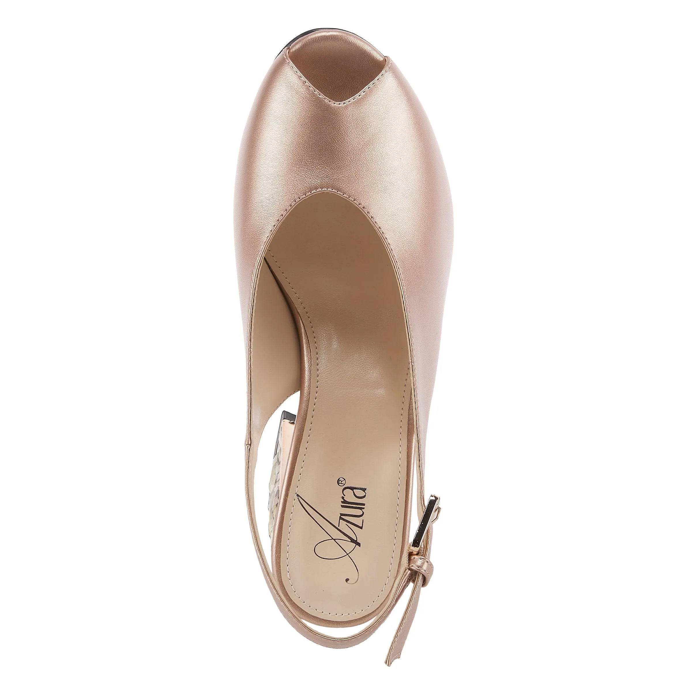 Spring Step Shoes  Azura Dazzley Sandal Women’s Metallic Pebbled Leather