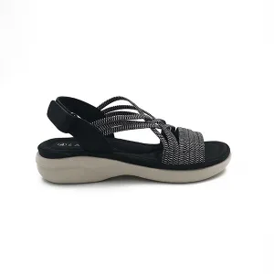 Strappy Elastic back Strap Sandal - 0901