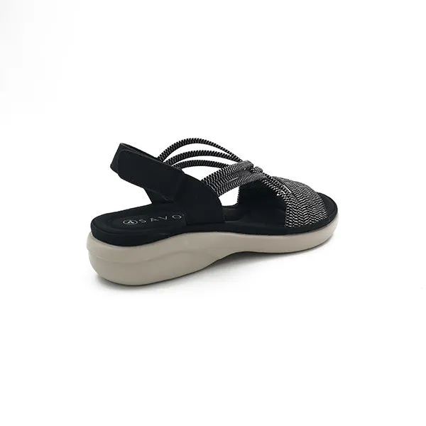 Strappy Elastic back Strap Sandal - 0901