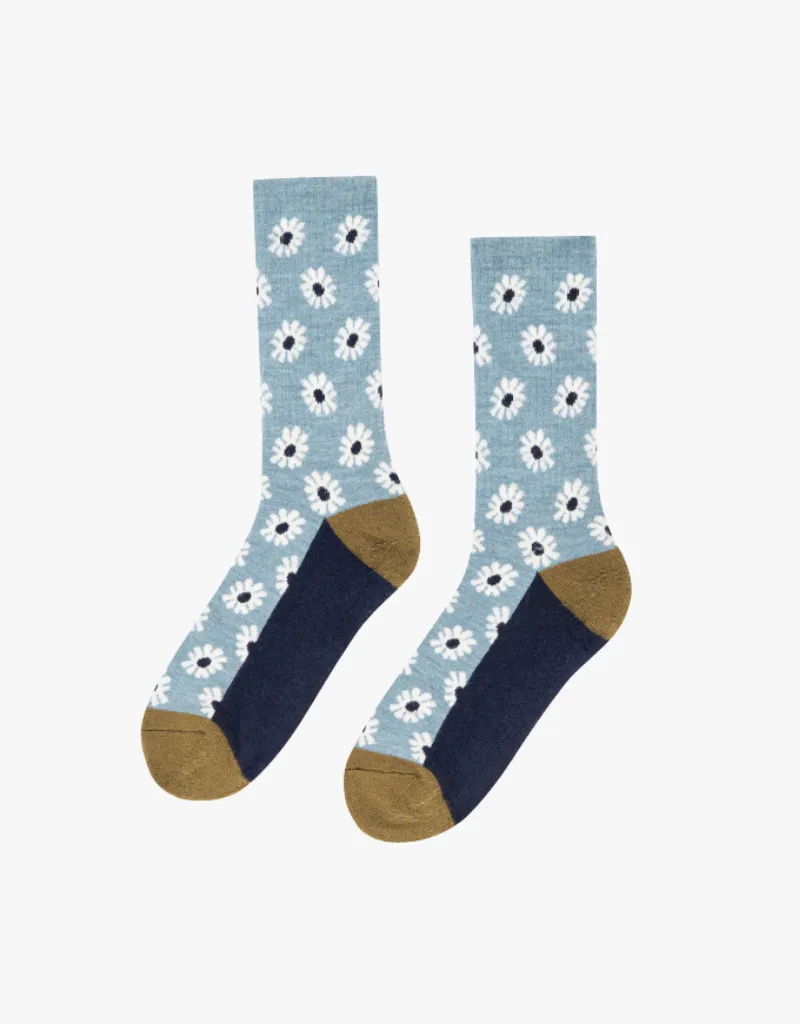 The Great The Ridge Runner Socks in Falling Daisy Multi