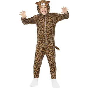 Tiger Costume, Brown, Child