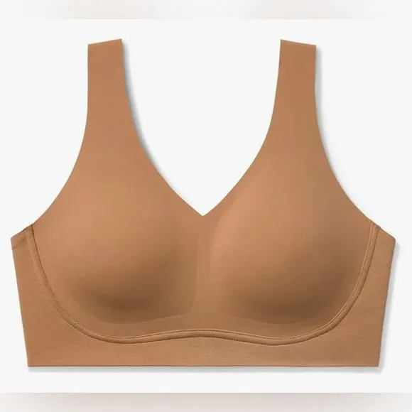 True &amp; Co True Body Lift V-neck Bra with Soft Form Band