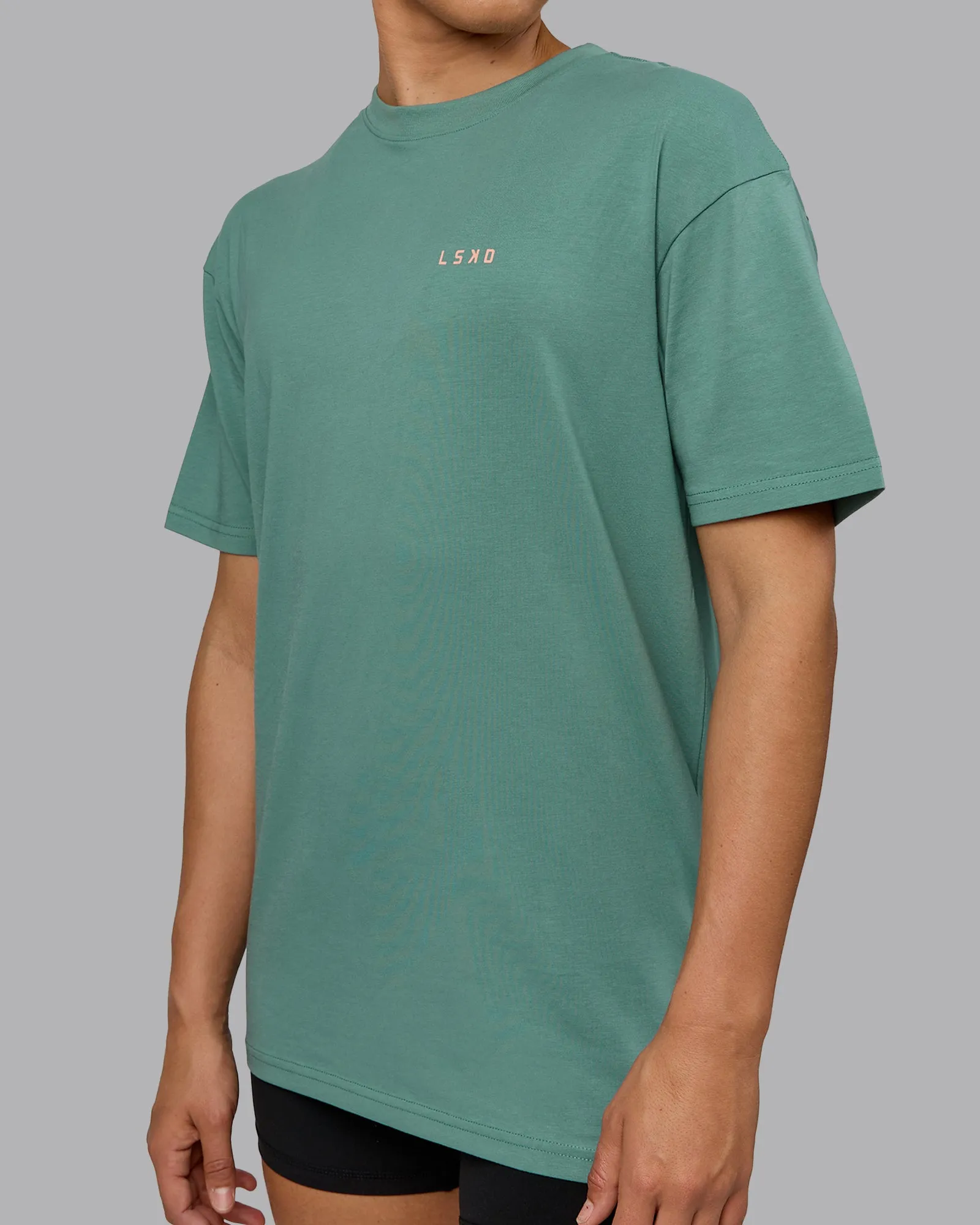 Unisex 1% Better Value Series FLXCotton Tee Oversize - Sagebrush-Mellow Peach