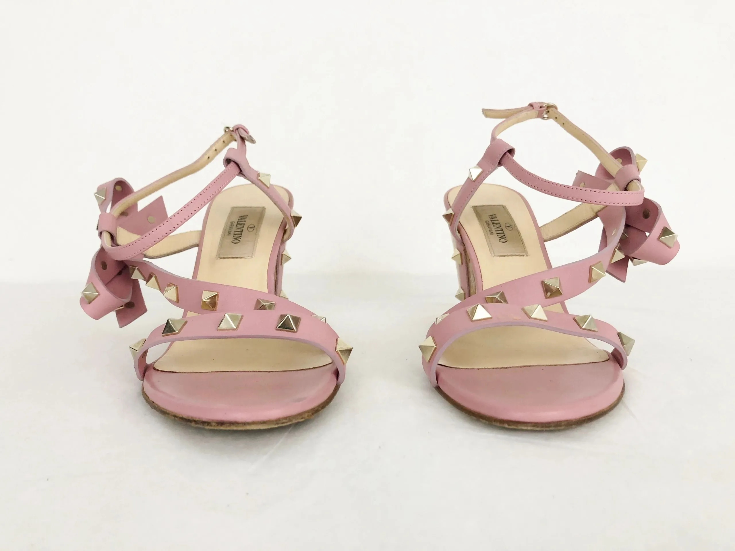 Valentino Rockstud Wedge Sandal Size 6