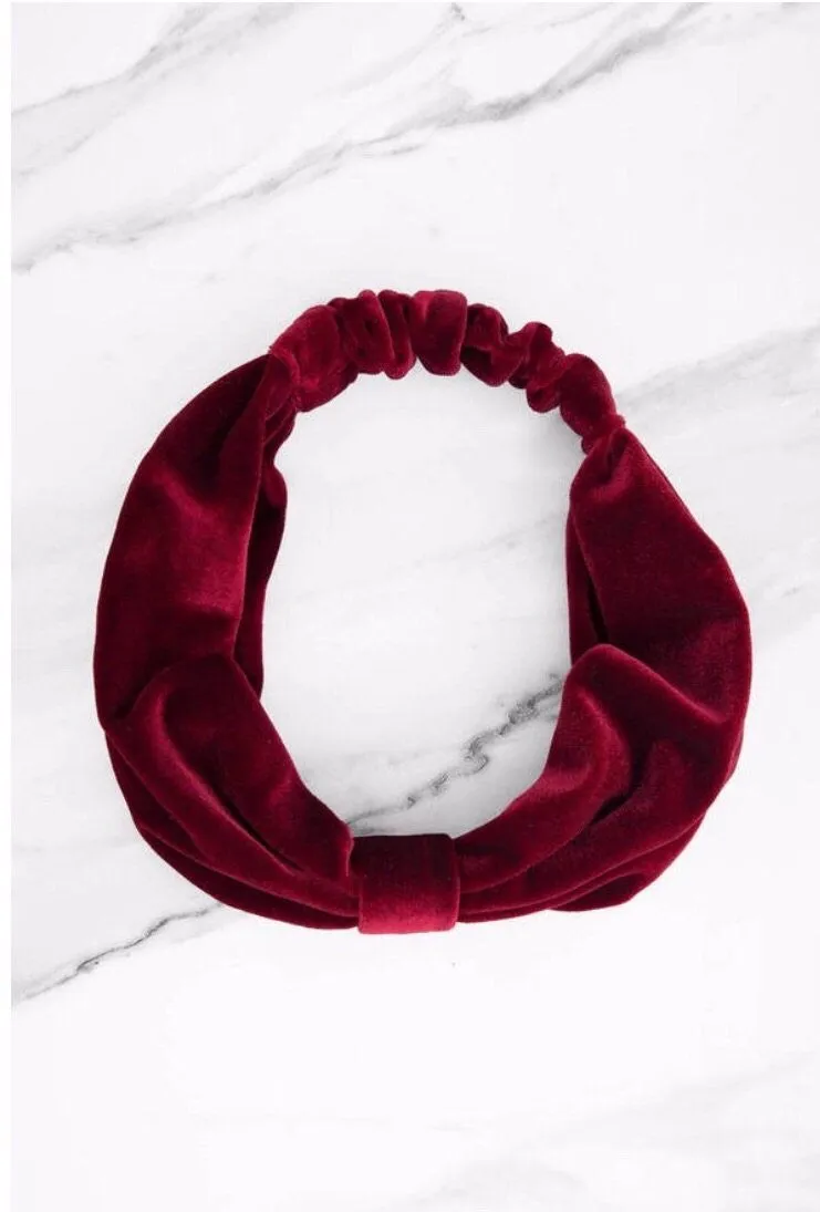 Velvet Headband Set of 3