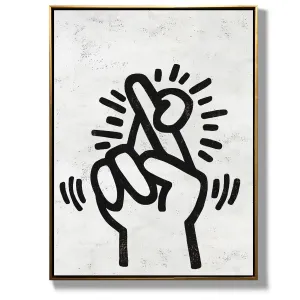 Vertical Abstract Dancing Man Painting H311V