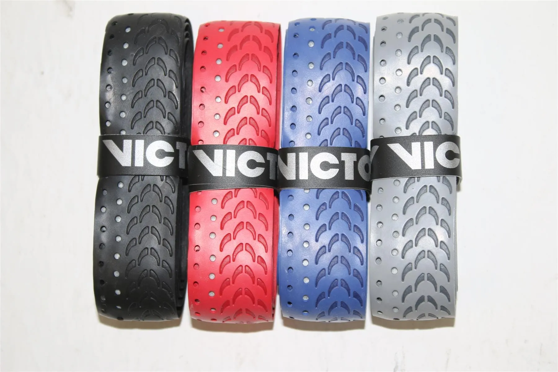 Victor Fishbone Replacement Badminton Racket Grip - Blue (single)