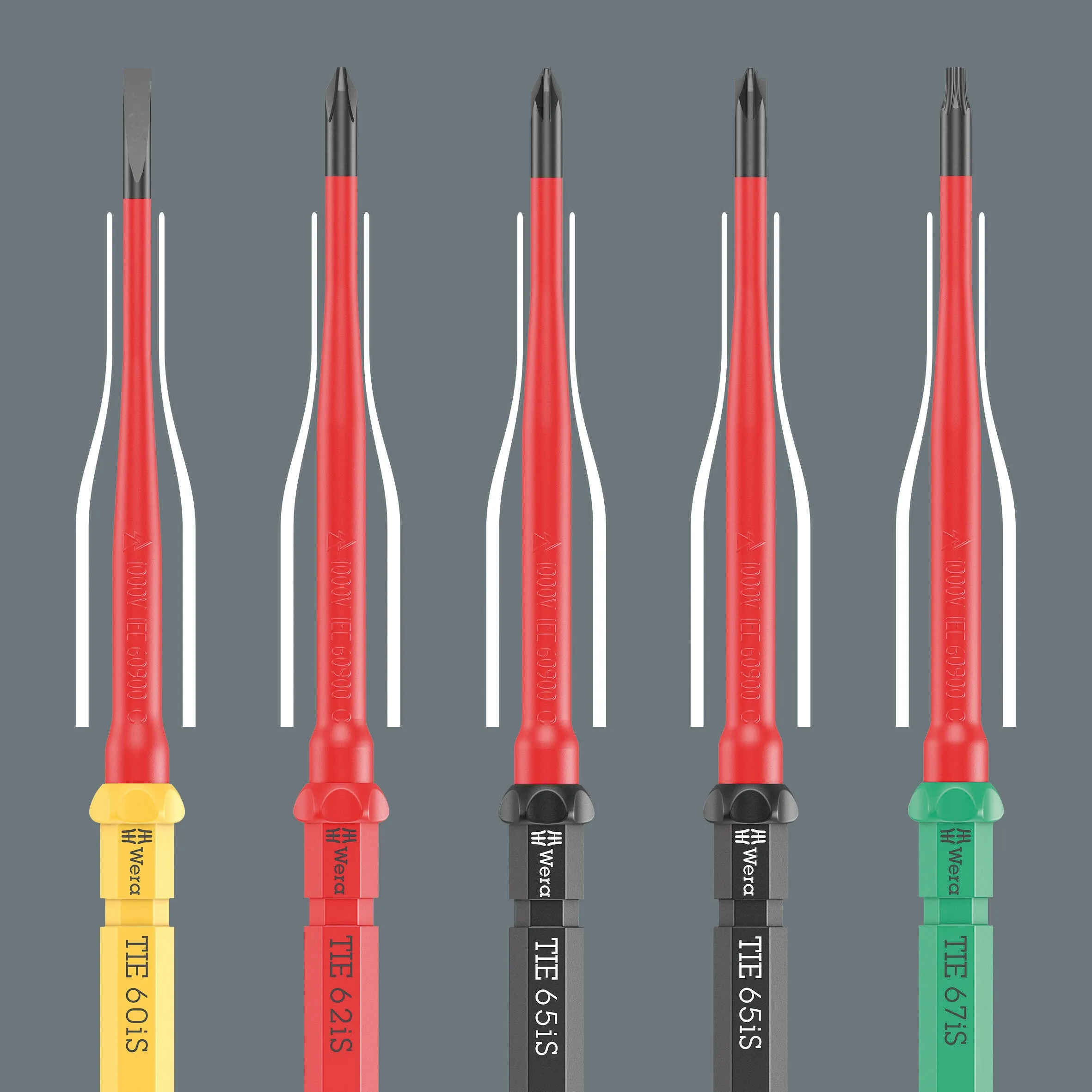 Wera - Kraftform Kompakt VDE 16 Torque 1.2-3.0 Nm Extra Slim 1 Tool Finder, 16pc - 05006609001