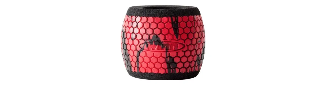 Winn Reel Grip Sleeves Barrel - Red/Black