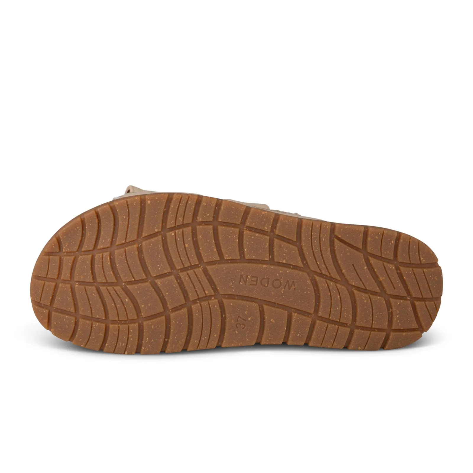 Woden Lisa Slide Sandal (Women) - Coffee Cream Leather