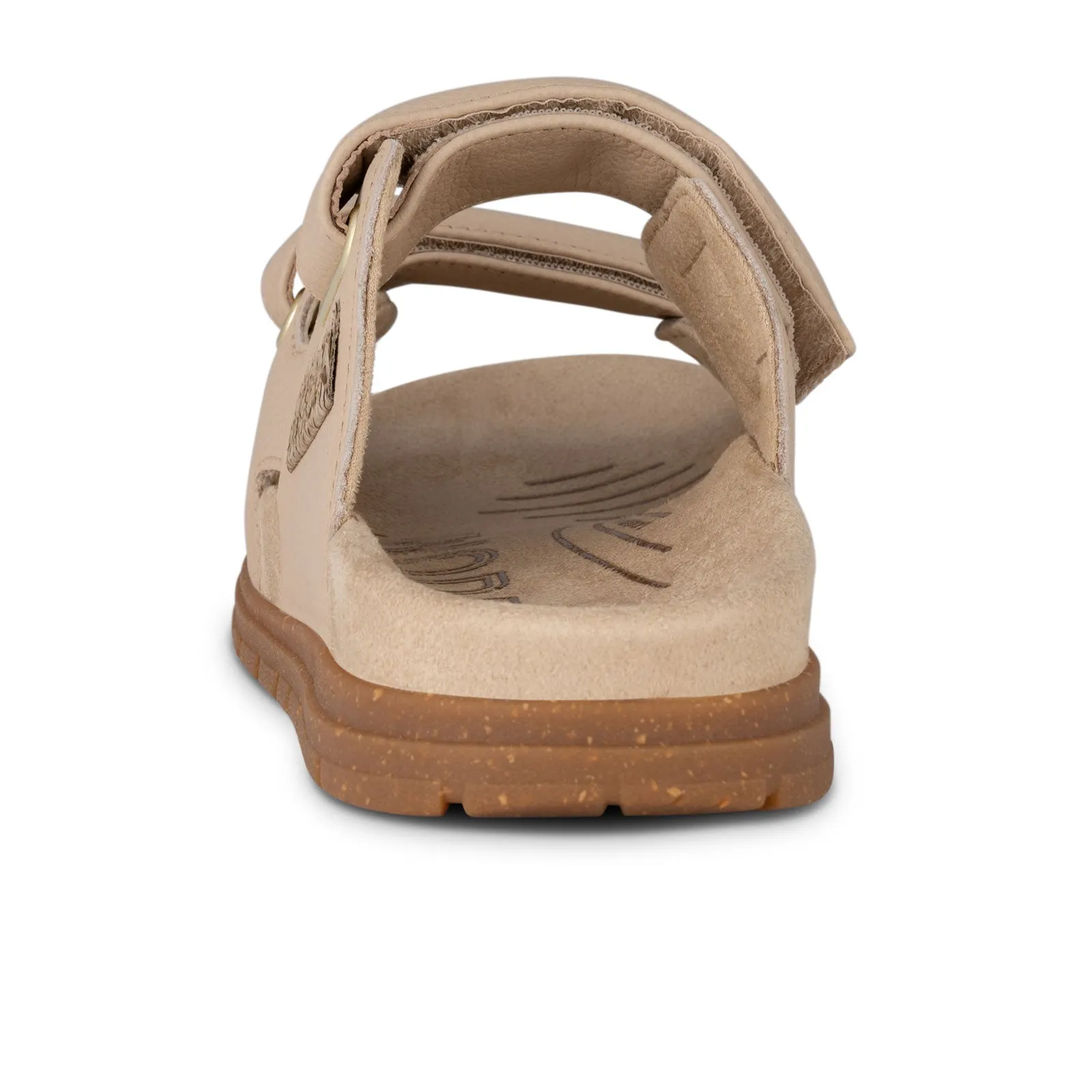 Woden Lisa Slide Sandal (Women) - Coffee Cream Leather