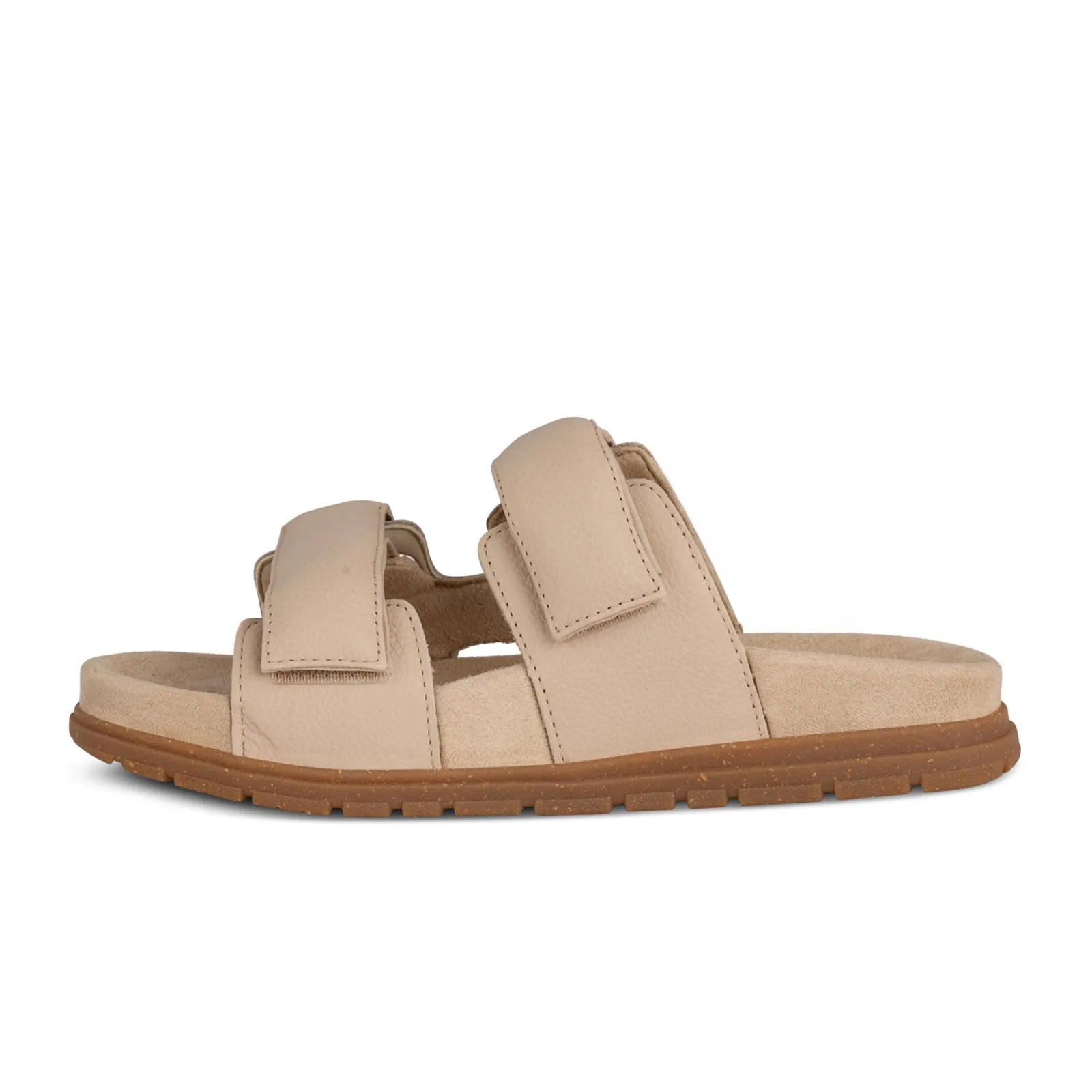 Woden Lisa Slide Sandal (Women) - Coffee Cream Leather