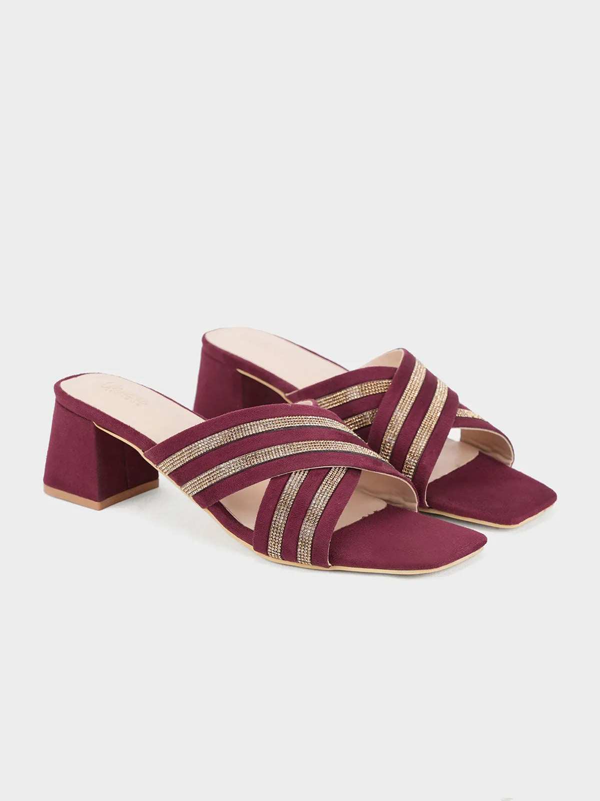 Women "WAMBLE" Crossover Evening Sandals