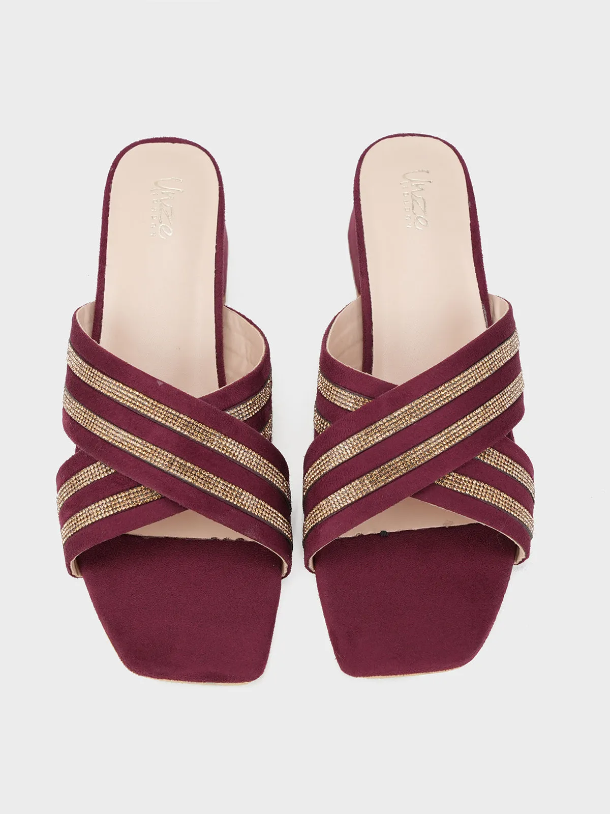 Women "WAMBLE" Crossover Evening Sandals