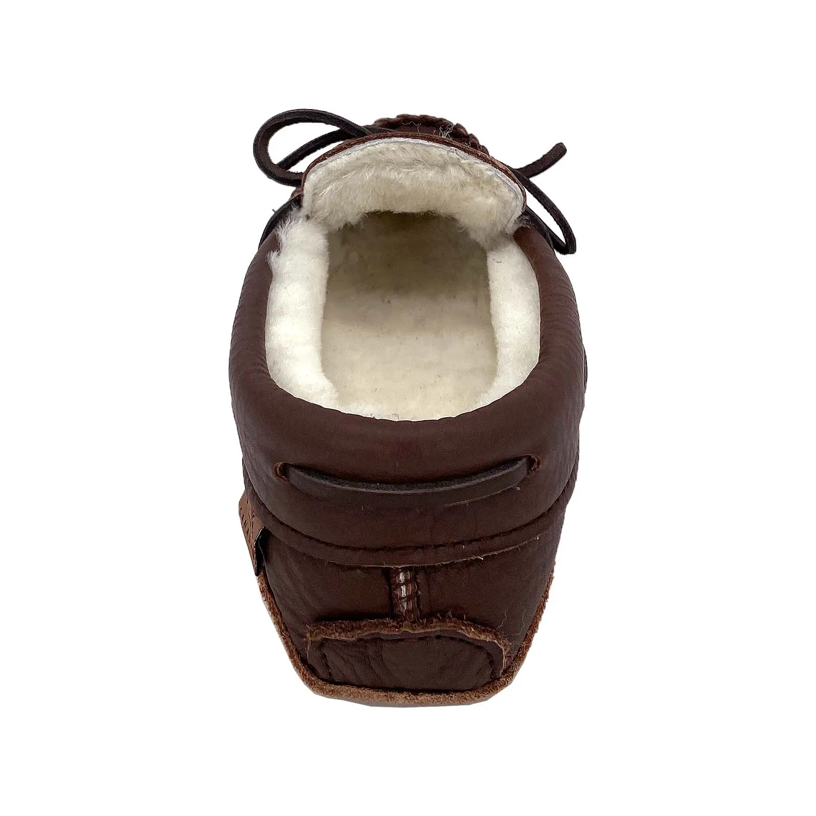 Women's Sheepskin Lined Moccasin Slippers (Clearance)