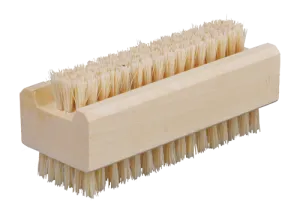 Wood and Natural Bristle Nail Brush