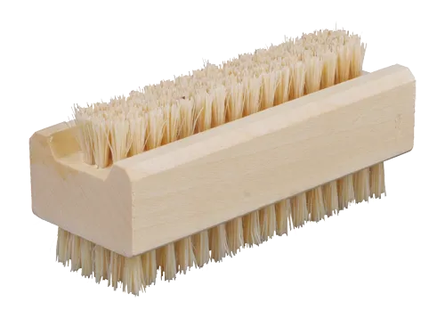 Wood and Natural Bristle Nail Brush